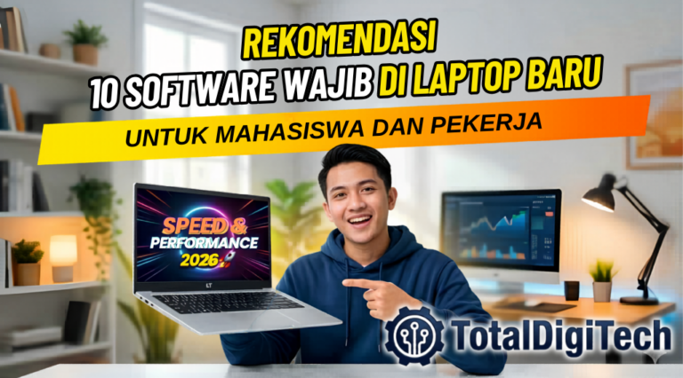 10 Software Wajib di Laptop Baru untuk Mahasiswa dan Pekerja