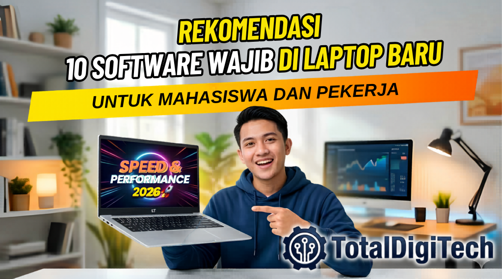 10 Software Wajib di Laptop Baru untuk Mahasiswa dan Pekerja