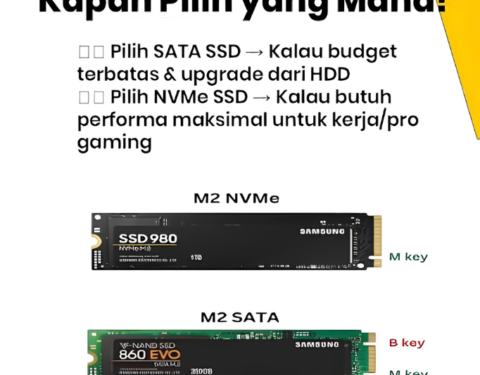 5 Kesalahan Fatal Saat Upgrade ke SSD NVMe atau SATA