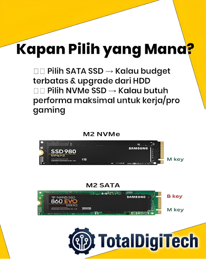 5 Kesalahan Fatal Saat Upgrade ke SSD NVMe atau SATA